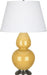 Robert Abbey (SU22X) Double Gourd Table Lamp with Pearl Dupioni Fabric Shade