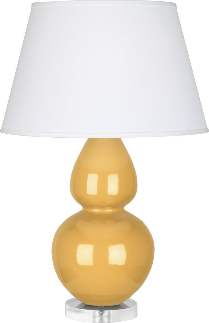 Robert Abbey (SU23X) Double Gourd Table Lamp with Lucite Base