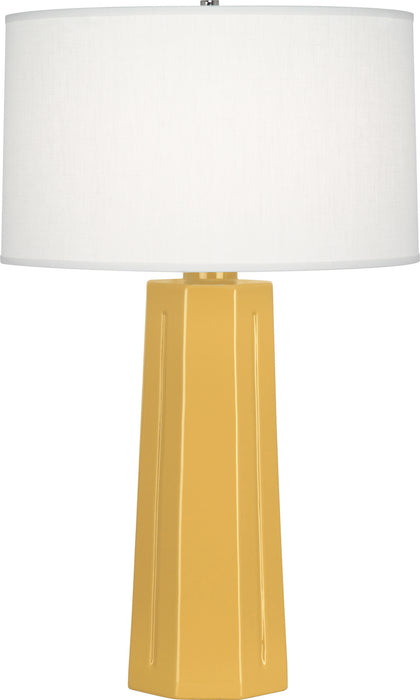 Robert Abbey (SU960) Mason Table Lamp with Oyster Linen Shade