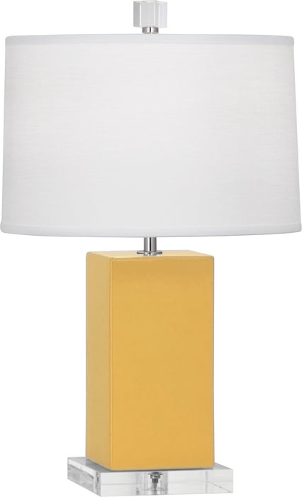 Robert Abbey (SU990) Harvey Accent Lamp with Oyster Linen Shade