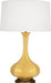 Robert Abbey (SU994) Pike Table Lamp with Pearl Dupoini Fabric Shade