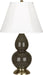 Robert Abbey (TE10) Small Double Gourd Accent Lamp with Ivory Stretched Fabric Shade