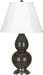 Robert Abbey (TE12) Small Double Gourd Accent Lamp with Ivory Stretched Fabric Shade