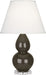 Robert Abbey (TE13X) Small Double Gourd Accent Lamp with Pearl Dupioni Fabric Shade