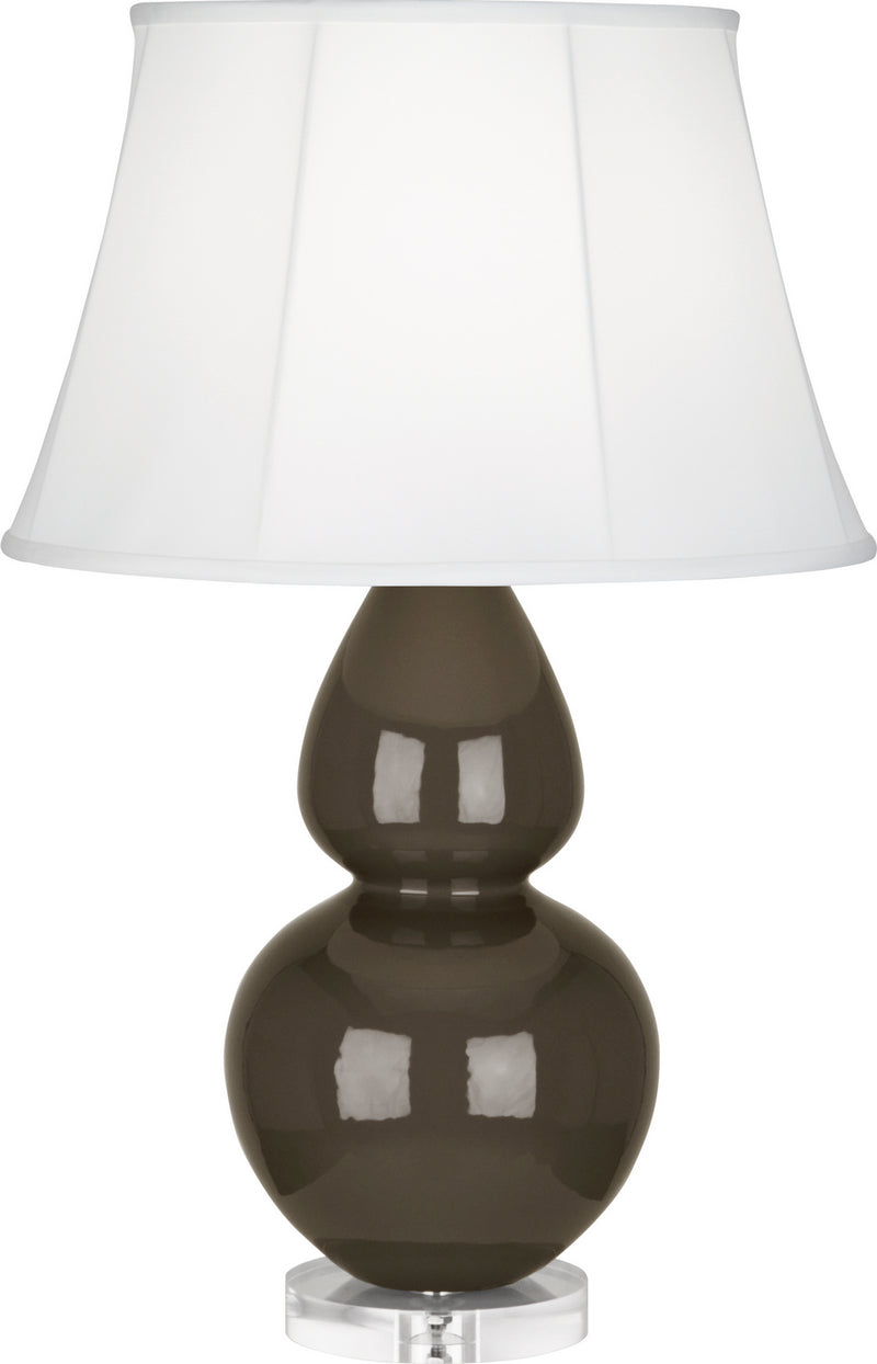 Robert Abbey (TE23) Double Gourd Table Lamp with Lucite Base