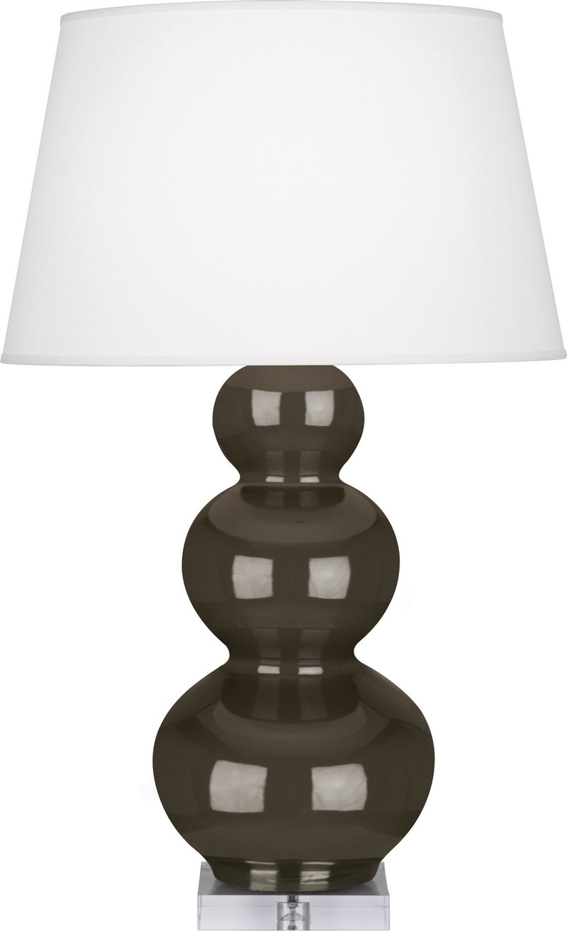 Robert Abbey (TE43X) Triple Gourd Table Lamp with Lucite Base