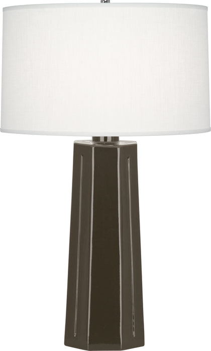 Robert Abbey (TE960) Mason Table Lamp with Oyster Linen Shade