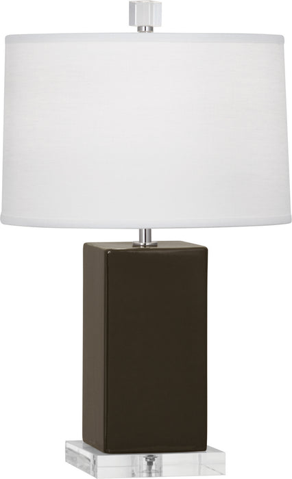 Robert Abbey (TE990) Harvey Accent Lamp with Oyster Linen Shade