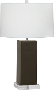 Robert Abbey (TE995) Harvey Table Lamp with Oyster Linen Shade