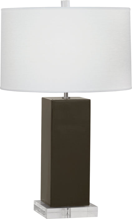 Robert Abbey (TE995) Harvey Table Lamp with Oyster Linen Shade