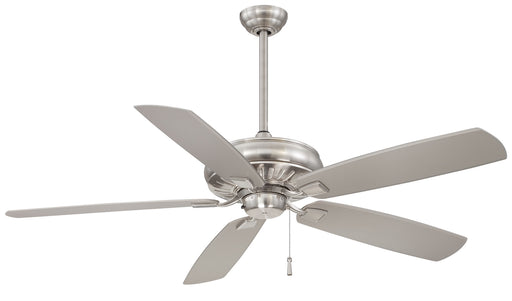 Sunseeker 60" Ceiling Fan in Brushed Nickel Wet