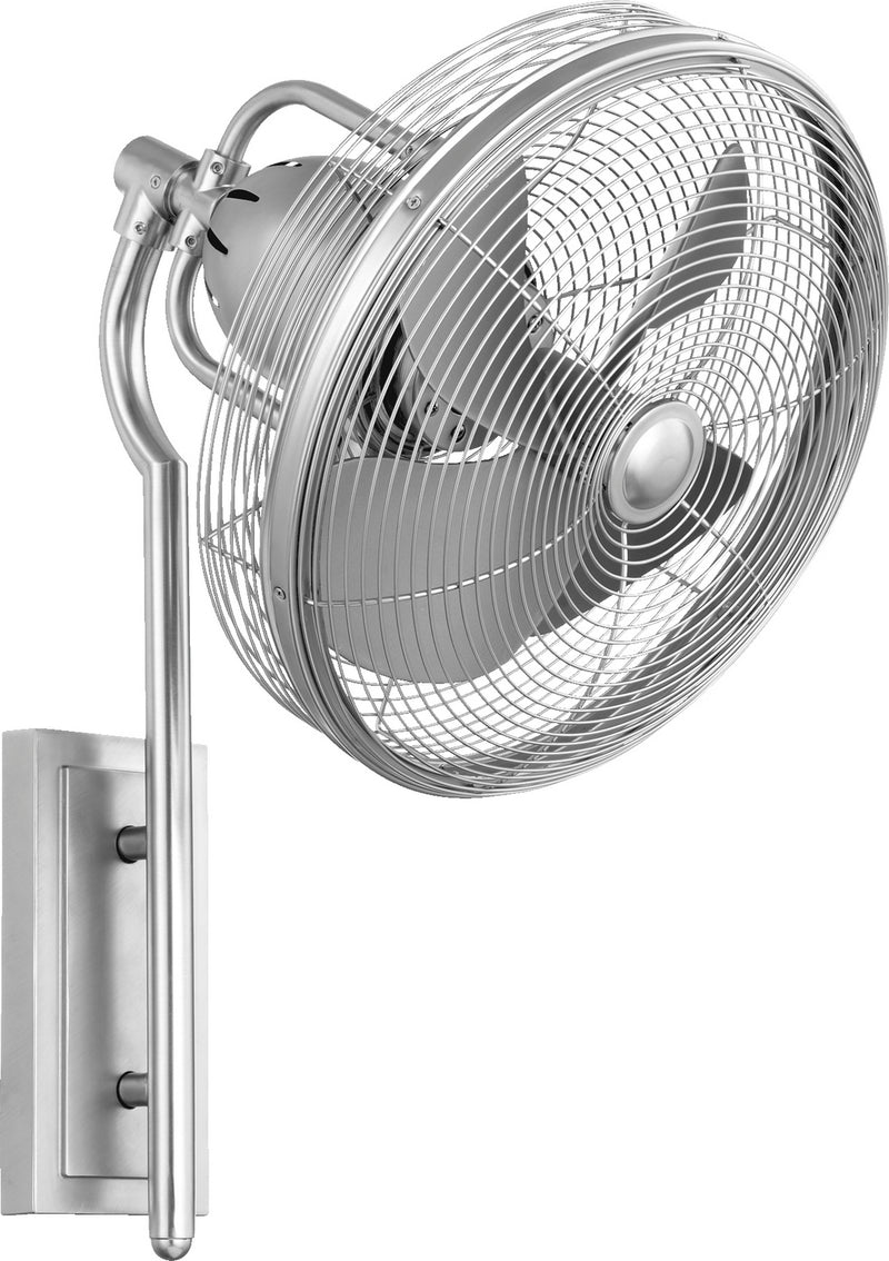 Veranda Transitional Patio Fan in Satin Nickel