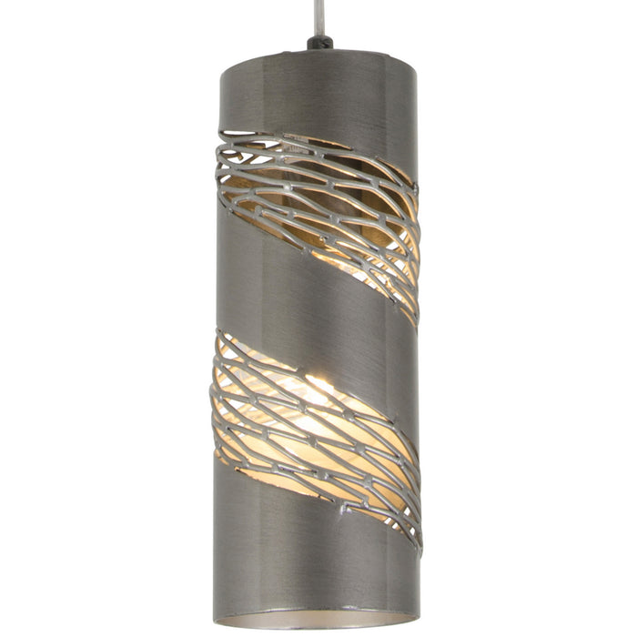 Flow 1 Light Mini Pendant in Steel - Lamps Expo