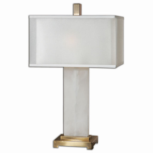 Uttermost's Athanas Alabaster Lamp Designed by Carolyn Kinder