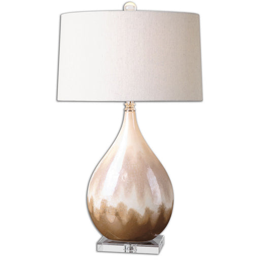 Uttermost's Flavian Glazed Ceramic Lamp Designed by Jim Parsons