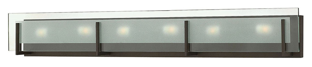 Latitude Six Light Vanity in Oil Rubbed Bronze