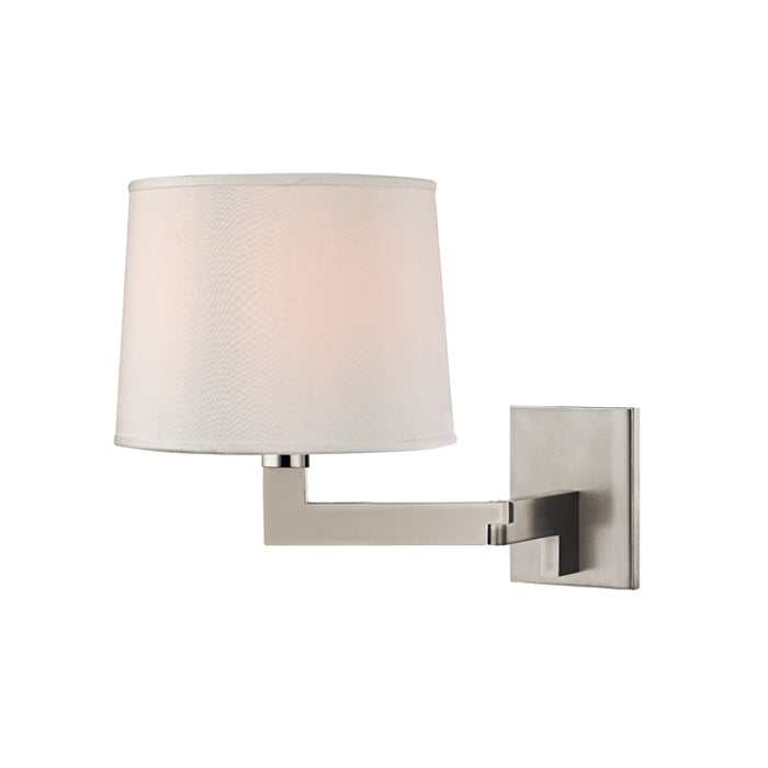 Fairport 1 Light Wall Sconce in Polished Nickel