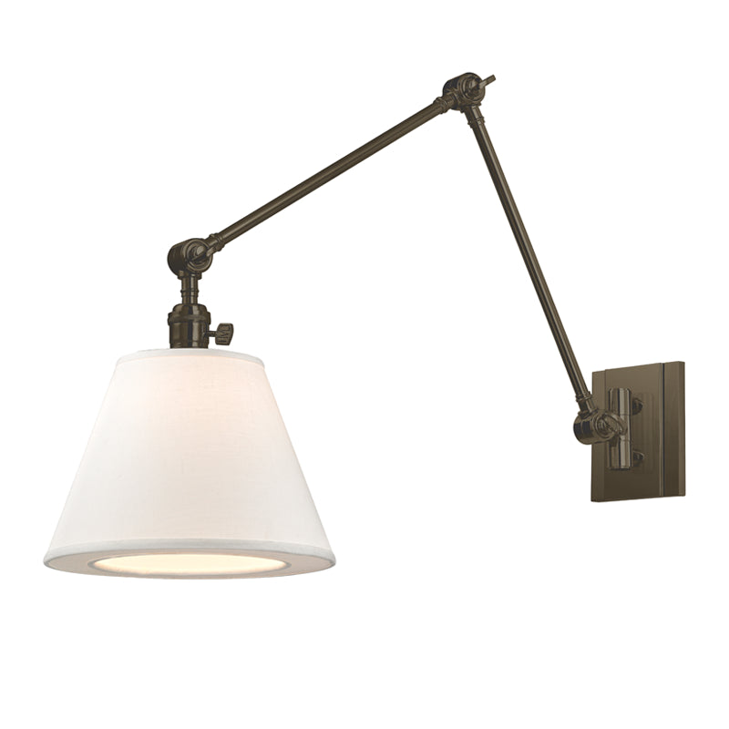 Hillsdale 1 Light Swing Arm Wall Sconc in Old Bronze
