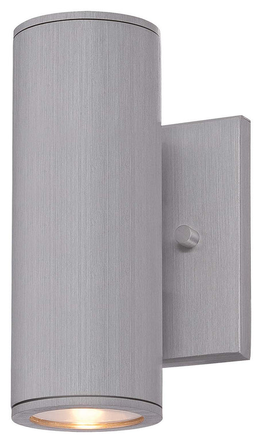 Skyline 1-Light Outdoor LED Wall Mount in Brushed Aluminum