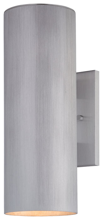 Skyline 2 Light Wall Mount in Brushed Stainless Steel - Lamps Expo