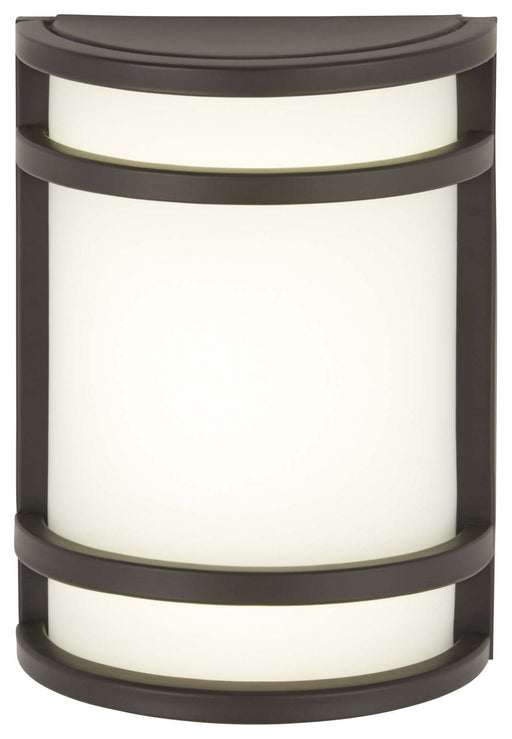 Bay View 1-Light Outdoor LED Pocket Lantern in Oil Rubbed Bronze & Etched Opal Glass - Lamps Expo