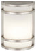 Bay View 1-Light Outdoor LED Pocket Lantern in Brushed Stainless Steel & Etched Opal Glass