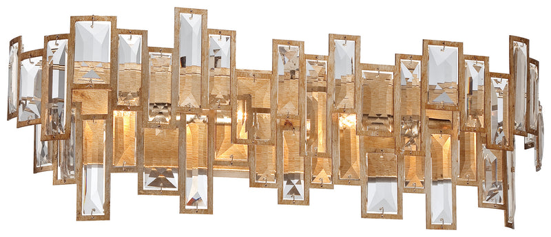 Bel Mondo 4 Light Bath Sconce in Luxor Gold - Lamps Expo