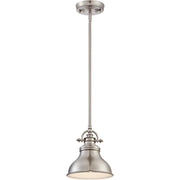 Emery 1-Light Mini Pendant in Brushed Nickel
