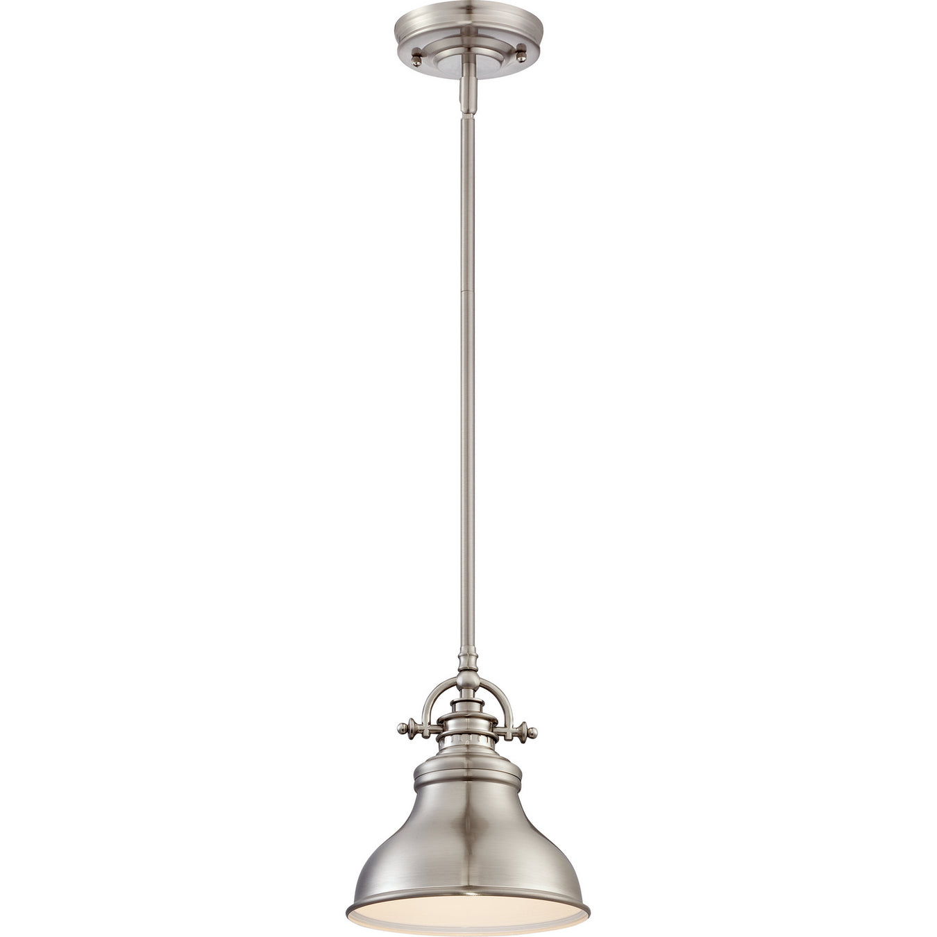 Emery 1-Light Mini Pendant in Brushed Nickel
