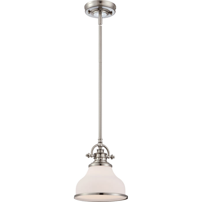 Grant 1-Light Mini Pendant in Brushed Nickel