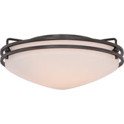 Ozark 2-Light Flush Mount in Palladian Bronze