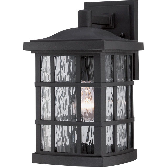 Stonington 1-Light Outdoor Lantern in Mystic Black