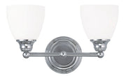 Somerville 2 Light Bath Vanity in Polished Chrome