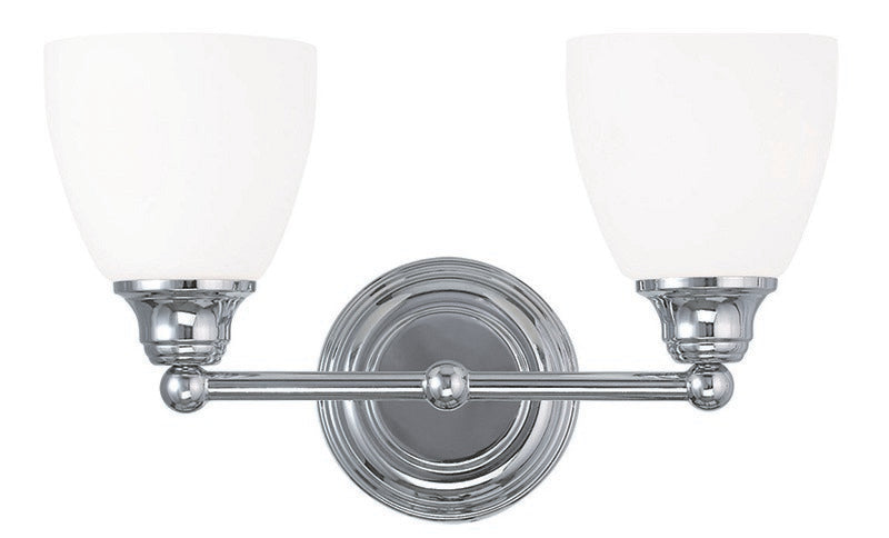 Somerville 2 Light Bath Vanity in Polished Chrome