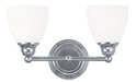 Somerville 2 Light Bath Vanity in Polished Chrome