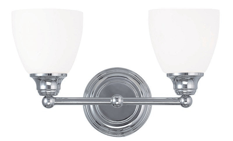 Somerville 2 Light Bath Vanity in Polished Chrome