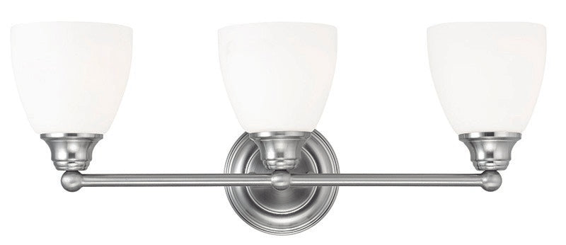 Somerville 3 Light Bath Vanity in Brushed Nickel