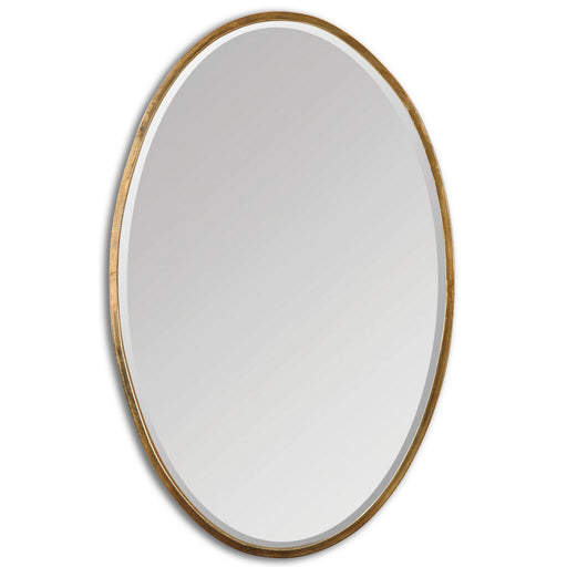 Uttermost's Herleva Gold Oval Mirror Designed by Grace Feyock