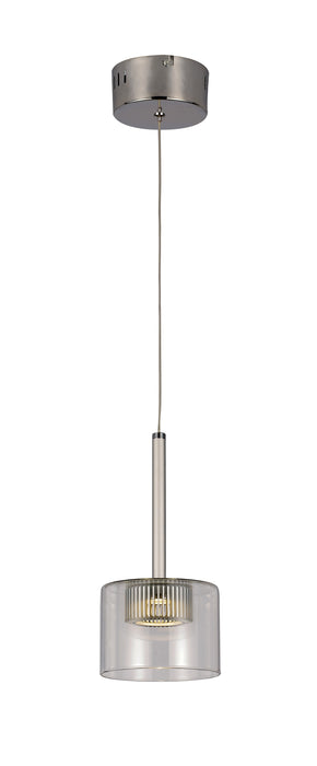 1 Light LED Drop Pendant - Adjustable in Polished Chrome - Lamps Expo