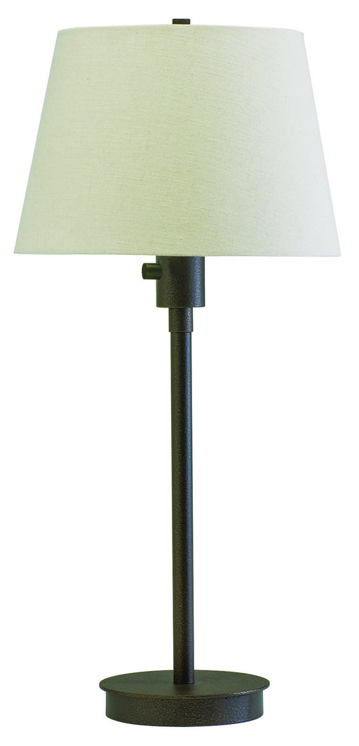 Generation Collection 25.5 Inch Table Lamp Granite with White Linen Hardback