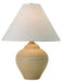 Scatchard 21.5 Inch Oatmeal Table Lamp with Cream Linen Hardback