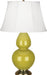 Robert Abbey (CI20) Double Gourd Table Lamp with Ivory Stretched Fabric Shade