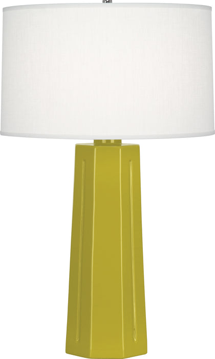 Robert Abbey (CI960) Mason Table Lamp with Oyster Linen Shade