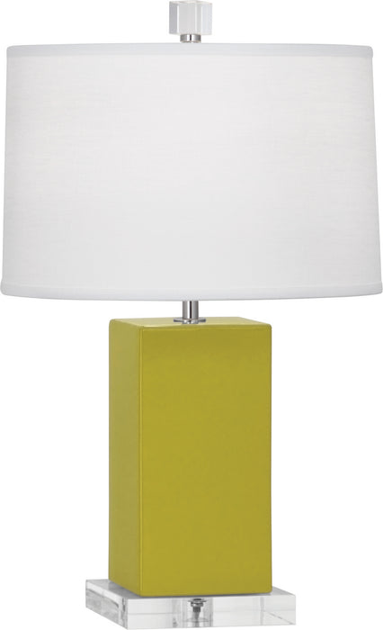Robert Abbey (CI990) Harvey Accent Lamp with Oyster Linen Shade