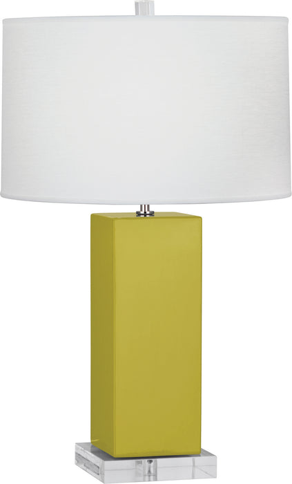 Robert Abbey (CI995) Harvey Table Lamp with Oyster Linen Shade