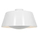 SoHo Reflective Illumination Flush Mount in Glossy White Finish