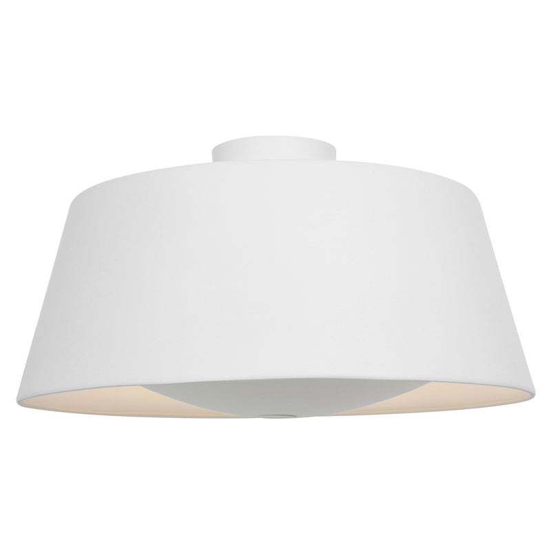 SoHo Reflective Illumination Flush Mount in Rice Finish