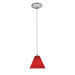 Martini 1-Light Pendant in Brushed Steel Finish