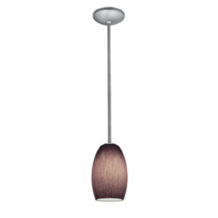 Chianti 1-Light Pendant in Brushed Steel Finish