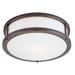 Conga Dimmable LED Flush Mount in Bronze Finish
